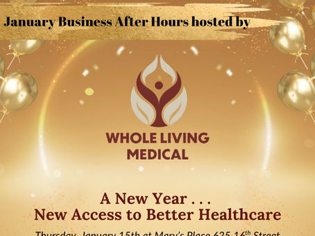 Whole Living Medical to Host Chamber After Hours: A Fresh Start for Healthcare in 2026
