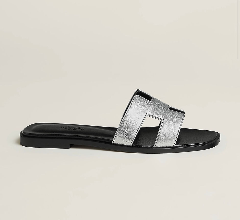 Thumbnail: Oran sandal Gris Argenté Size 38