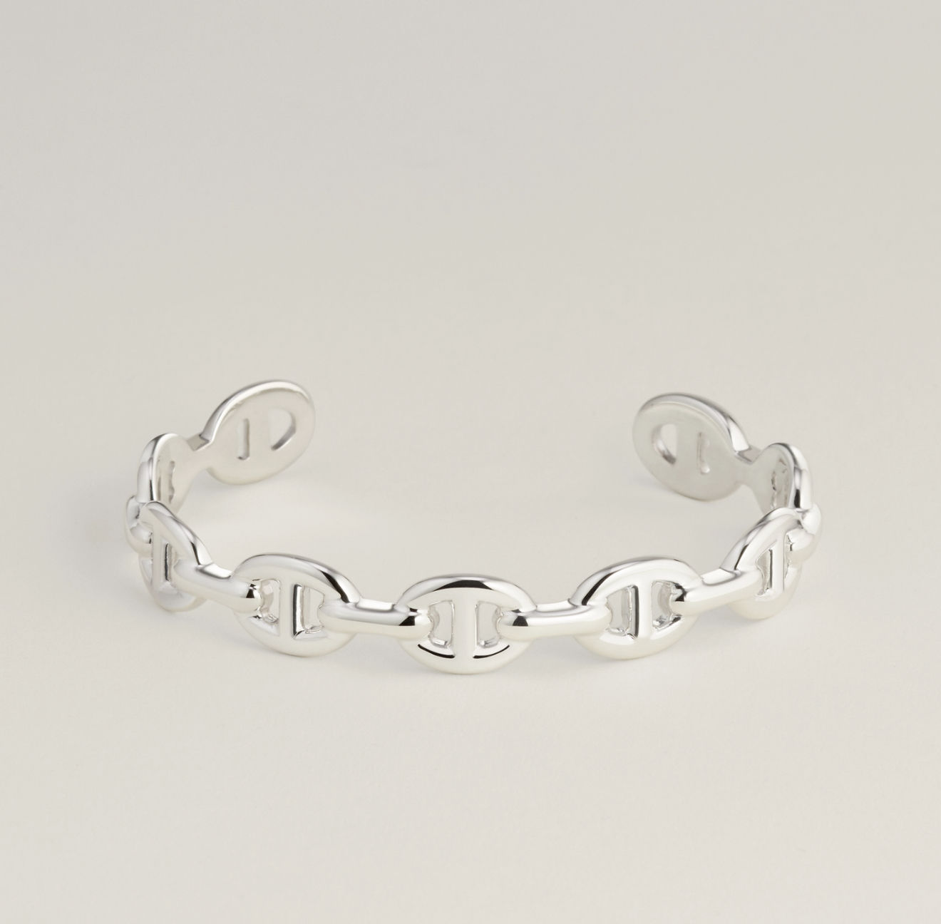 純銀豬鼻手鈪 ST size 16.4cm