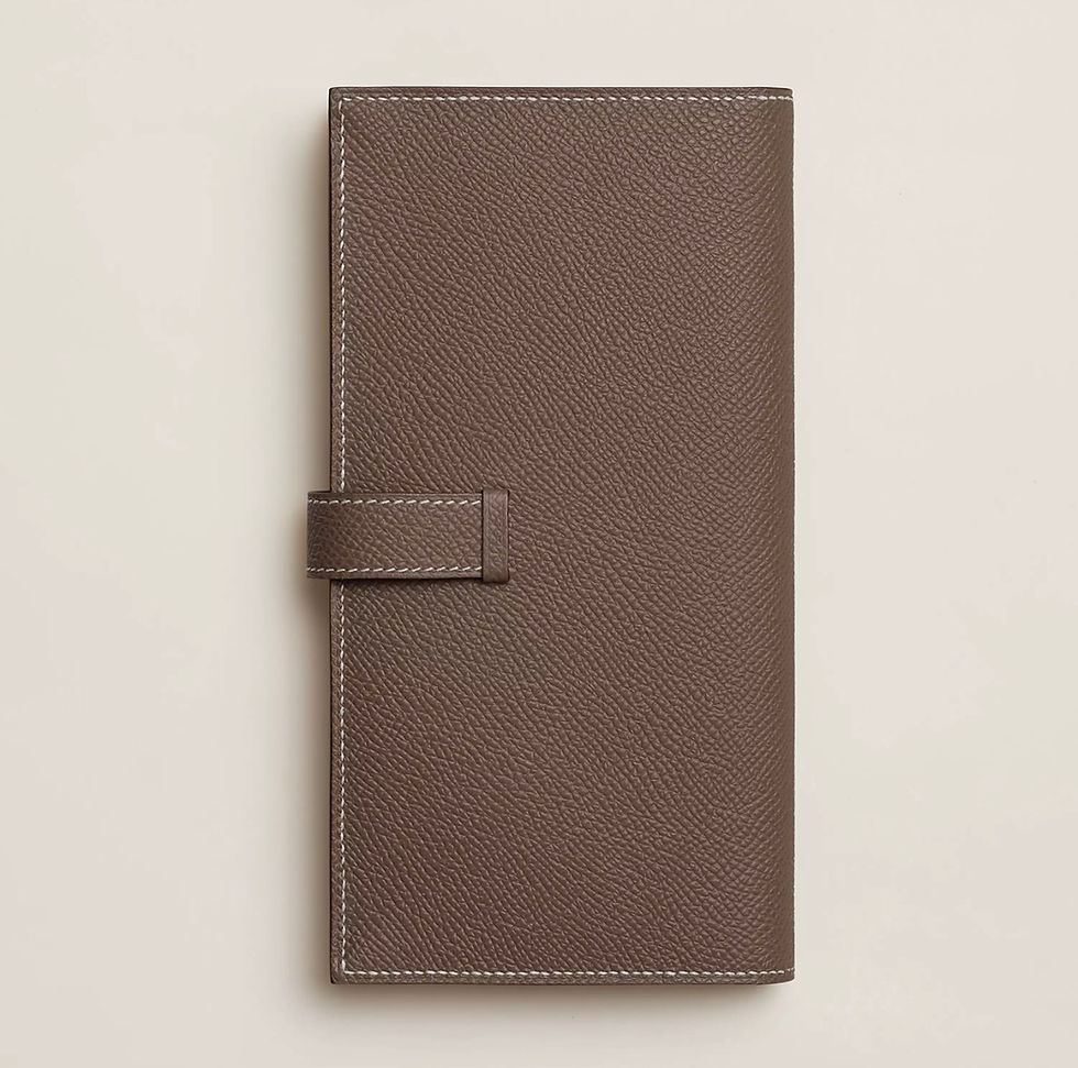 Thumbnail: Bearn long wallet Epsom CC18 大象灰金扣