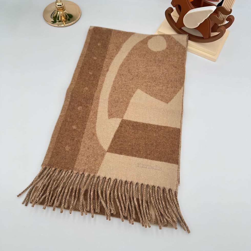 Thumbnail: Ready Steady Go scarf Kraft Chiné