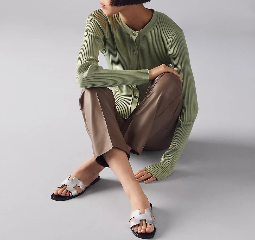 Thumbnail: Oran sandal Gris Argenté Size 38