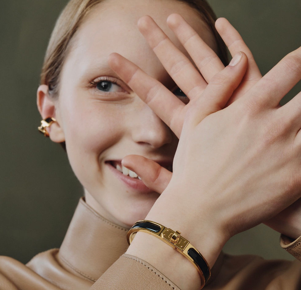 Thumbnail: Mini Clic Kelly bracelet GM size 黑金