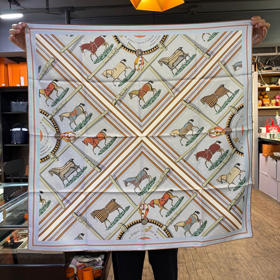 Thumbnail: Couvertures et Tenues de Jour Bandana double face scarf 90