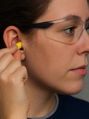 For Fit's Sake campaign by Fit Test Victoria encouraging workers to get their ear plugs tested while they get their mask test
