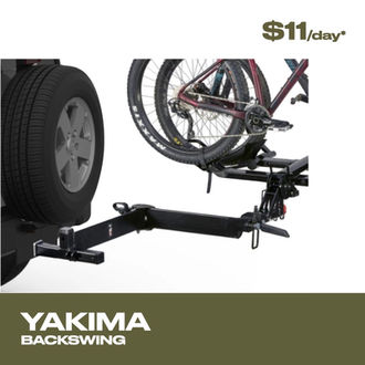 Bike hire, rental bike carrier, hire bike rack, Yakima Bike Racks, Roof rack hire, camping hire Melbourne, Melbourne rooftop tents