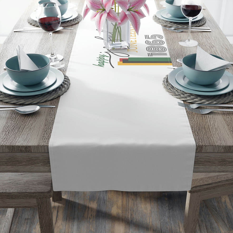 Thumbnail: Table Runner (Cotton, Poly) | JUNETEENTH