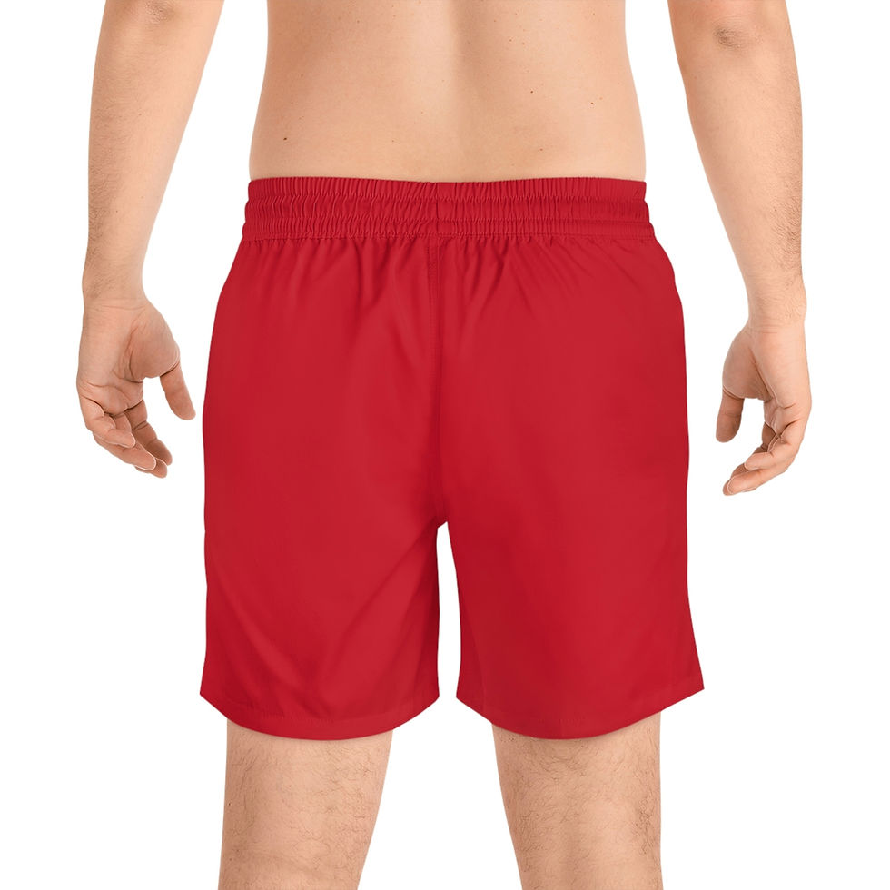 Thumbnail: Men's Mid-Length Swim Shorts | JUNETEENTH