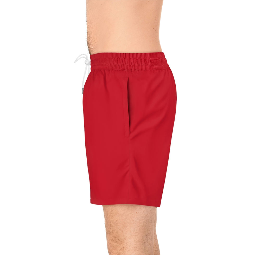 Thumbnail: Men's Mid-Length Swim Shorts | JUNETEENTH