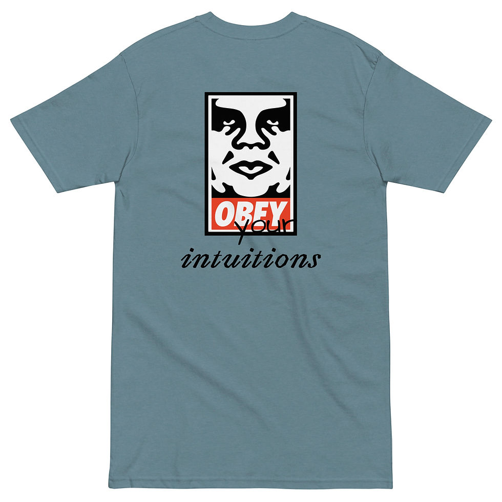Thumbnail: Obey Your Intuitions Heavyweight Tee 