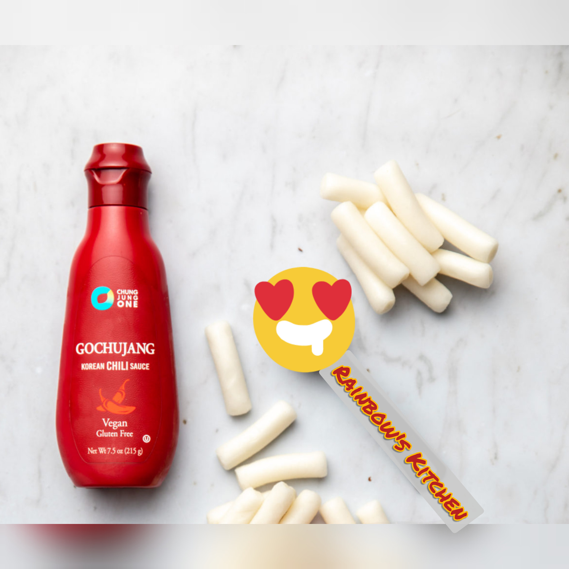 Mini tteokbokki (10 pieces tteok+30gm Gochujang)