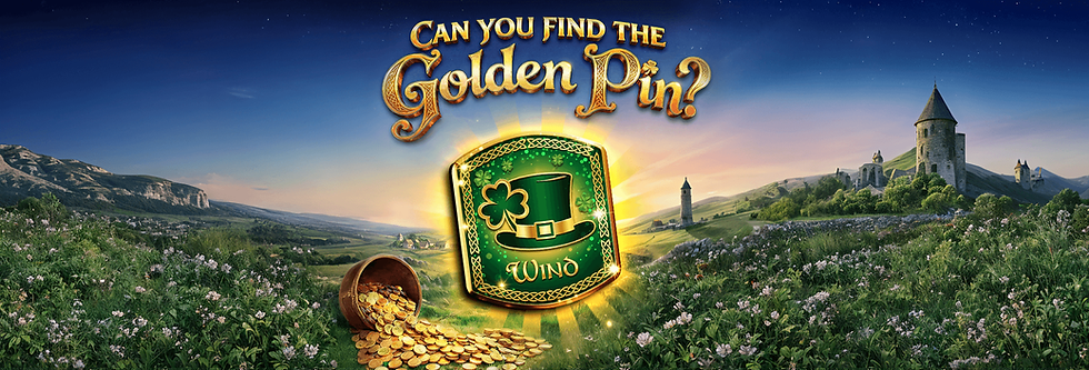 Can you find a St. Patrick's Day Golden Pin?