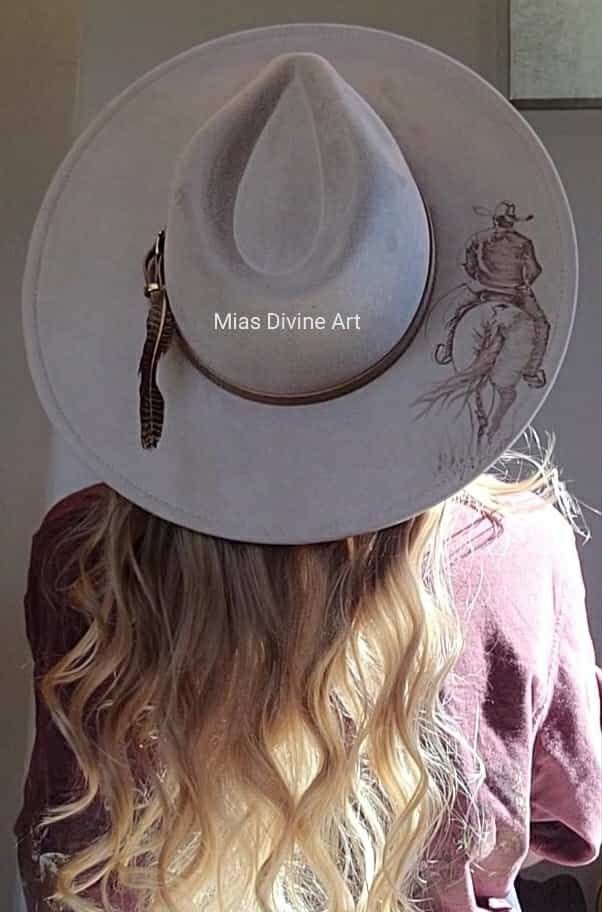 Thumbnail: Western Cowboy Hand Burned Model