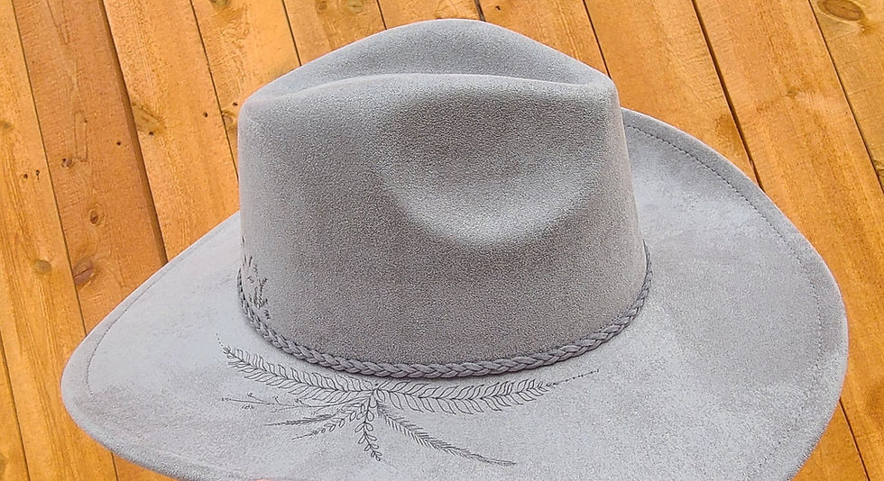 Thumbnail: Side View Wildflower Cowboy Hat