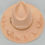 Thumbnail: Light Pink Mountain Western Flat Brim Hat