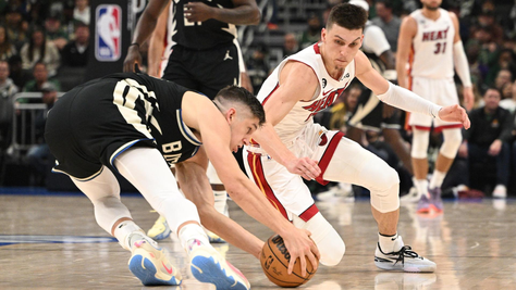 HEAT APLASTÓ A BUCKS 130-117; GIANNIS Y HERRO, LESIONADOS