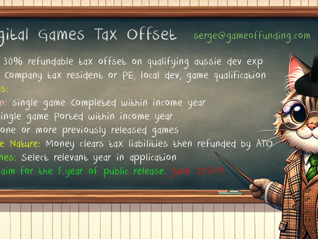 Digital Games Tax Offset - Important things to know