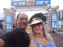 PRESIDENTE JOMATELENO TEIXEIRA E DIRETORA NACIONAL CIDA GRACIETTI, DO ELO SOCIAL BRASIL EM BRASÍLIA