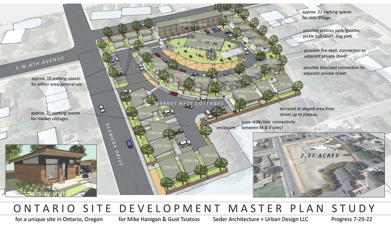 Veteran Village Malheur County Site Plan