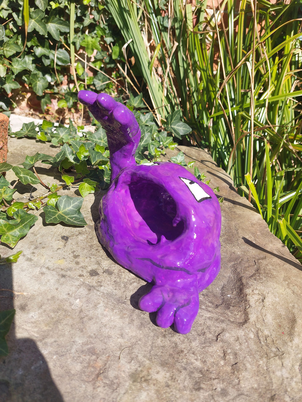 Muk Pokemon Trinket Holder- handmade