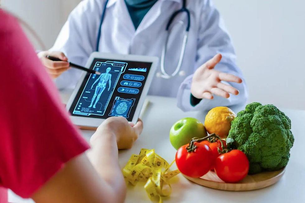 Patient sitting alone in a medical exam room symbolizing rushed annual physicals and gaps in preventive healthcare care