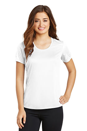 Sport-Tek Ladies PosiCharge Elevate Scoop Neck Tee. LST380