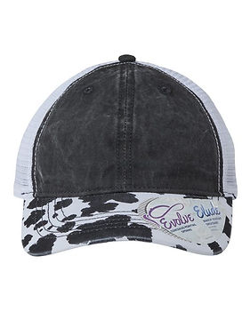 Women's Animal Print Mesh Back Cap
