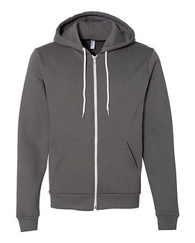 USA-Made Flex Fleece Unisex Full-Zip Hoodie