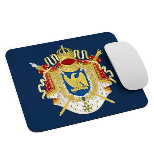 U24 Mousepad Con Bandiera Impero Tedesco (Germania). Tappetino Mouse In Tessuto 23x19 Cm, Base Antiscivolo In Gomma. Perfetto Per PC E Ufficio.
