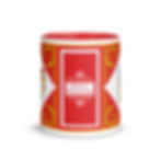 Red Mug with the inscription Księstwo Warszawskie and remembrance of the dutchy of Warsaw