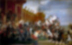 The Distribution of Eagles with various T-Shirts and Mugs of Napoleon Merchandise, its real name the Oath of the army made to the Emperor after the distribution of the eagles, December 5, 1804 , is a painting created by Jacques-Louis David in 1810 .