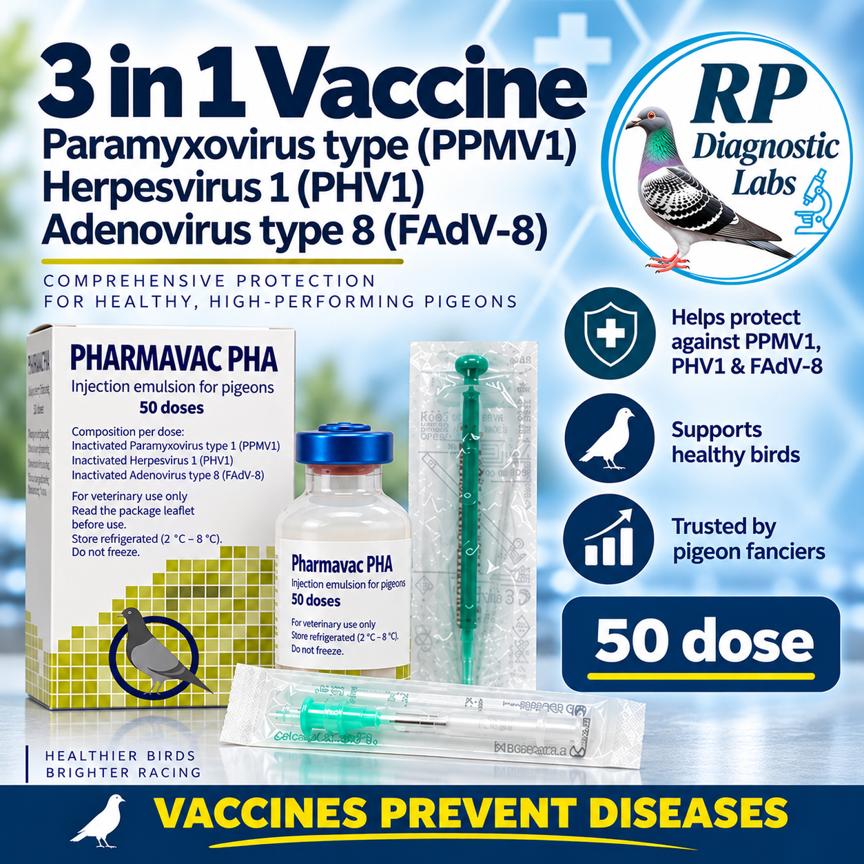 Pharmavac PHA 3 in 1 Vaccine