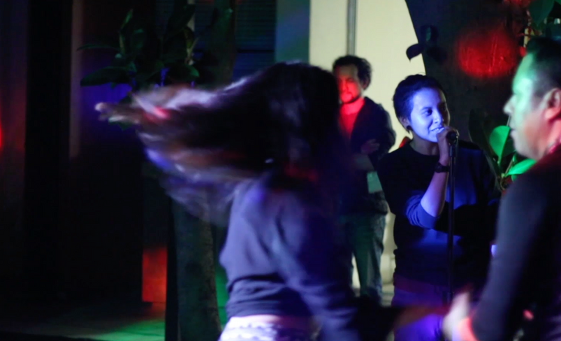 Intervención de baile estilo flash mob frente a la Procuraduría General de la República, 14 de Nov. 2018, CDMX.