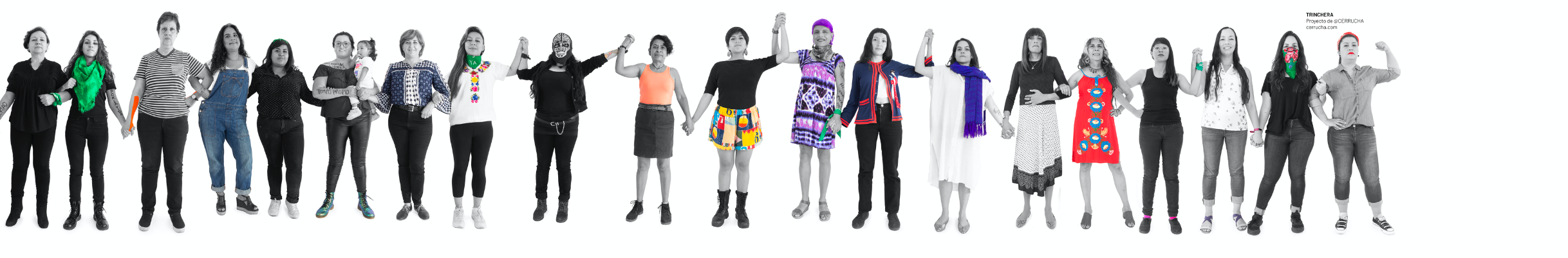 trinchera intervención espacio público cdmx ciudad de méxico mujeres arte cerrucha
