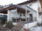 Vordach aus Edelstahl
