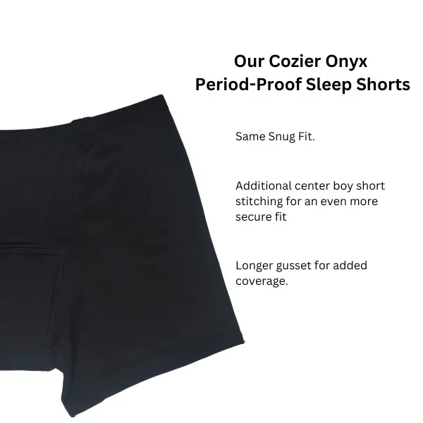 Thumbnail: Period Loungewear Sleep Boyshort | Onyx