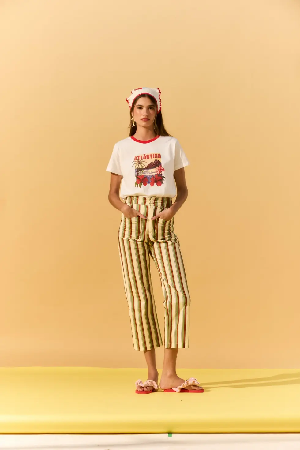 Calça Sarja Listra Valônia Véras