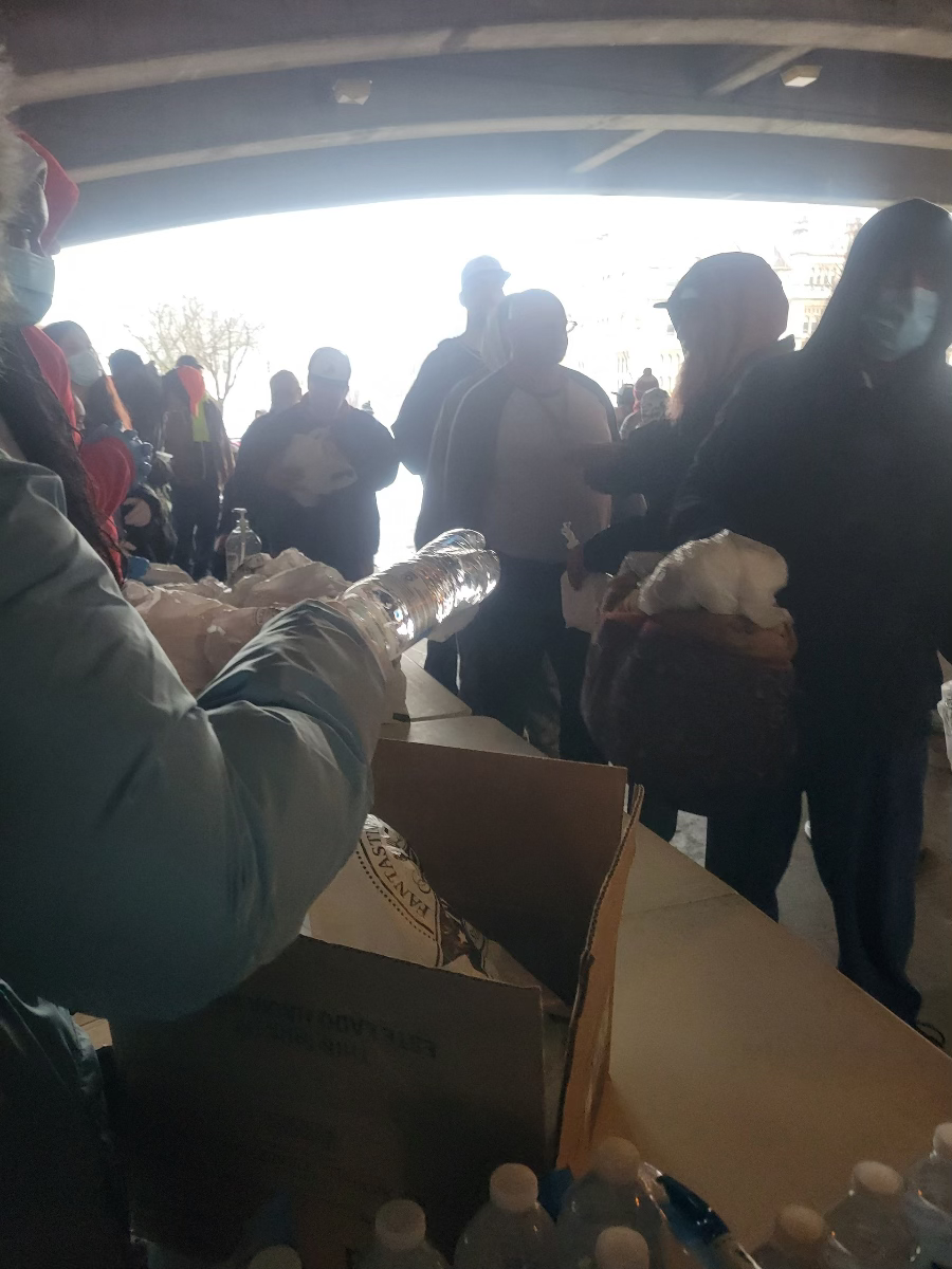 Feeding the homeless