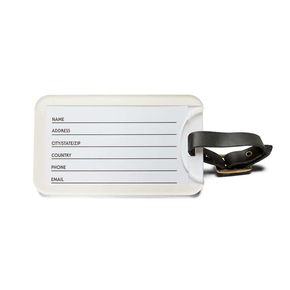 Thumbnail: Blue Passport Luggage Tag