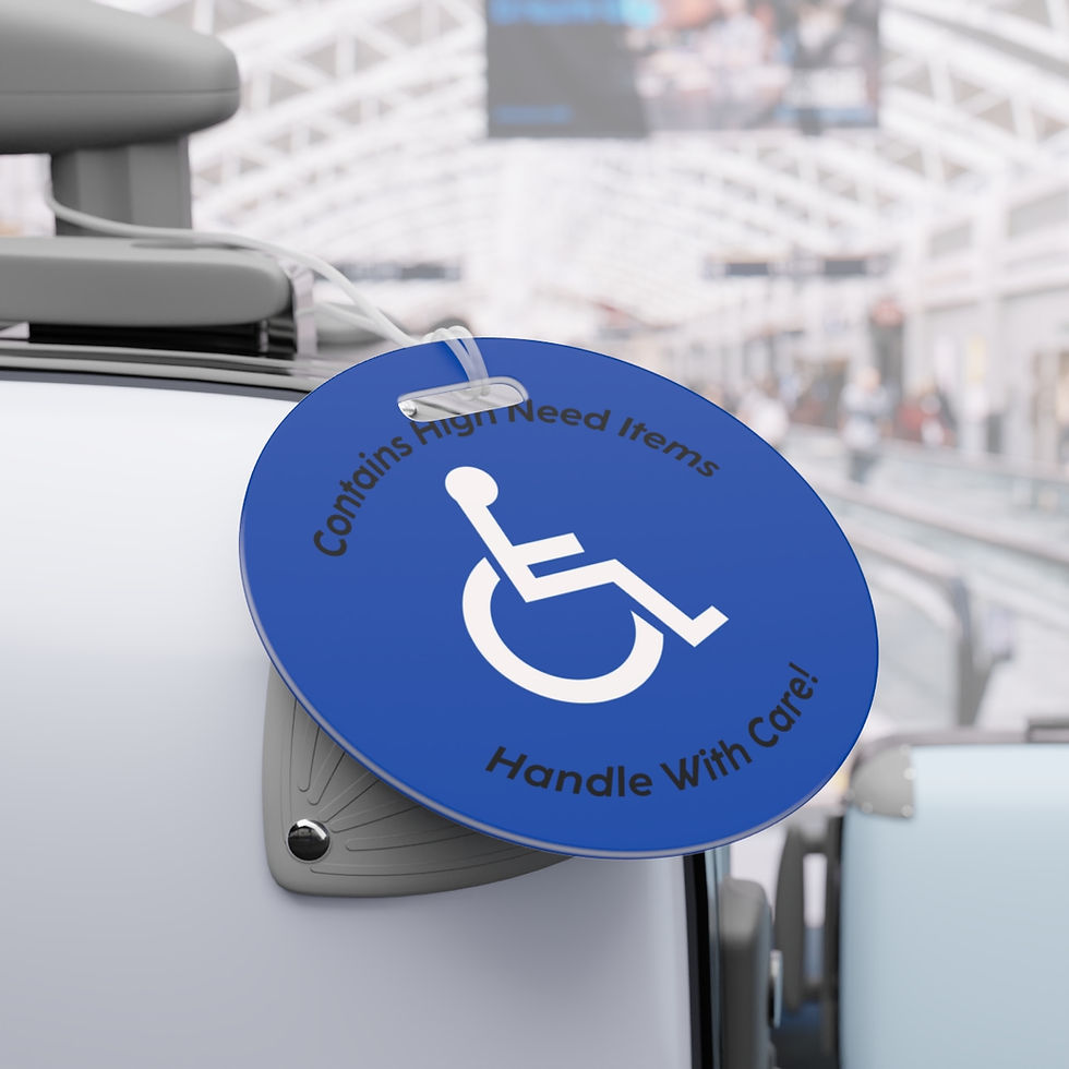 Thumbnail: High Need Items Double-Sided Luggage Tags