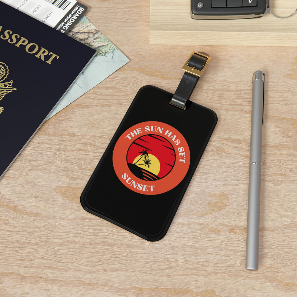 Thumbnail: Sunset Luggage Tag