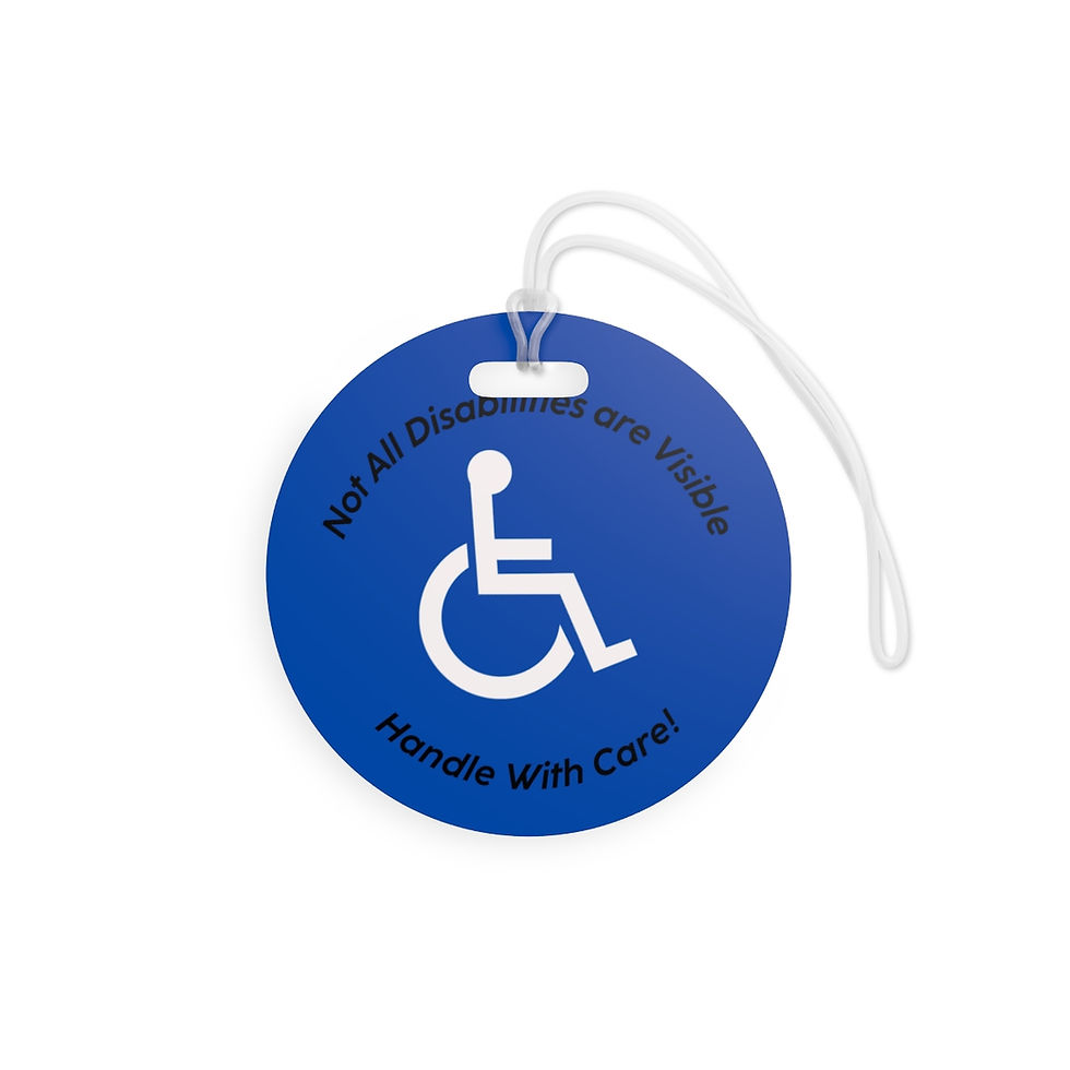 Thumbnail: Not All Visible Double-Sided Luggage Tags