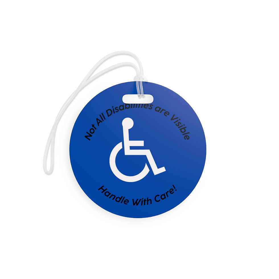 Thumbnail: Not All Visible Double-Sided Luggage Tags