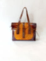 Miniature : Sac à main en cuir personnalisé taille M
