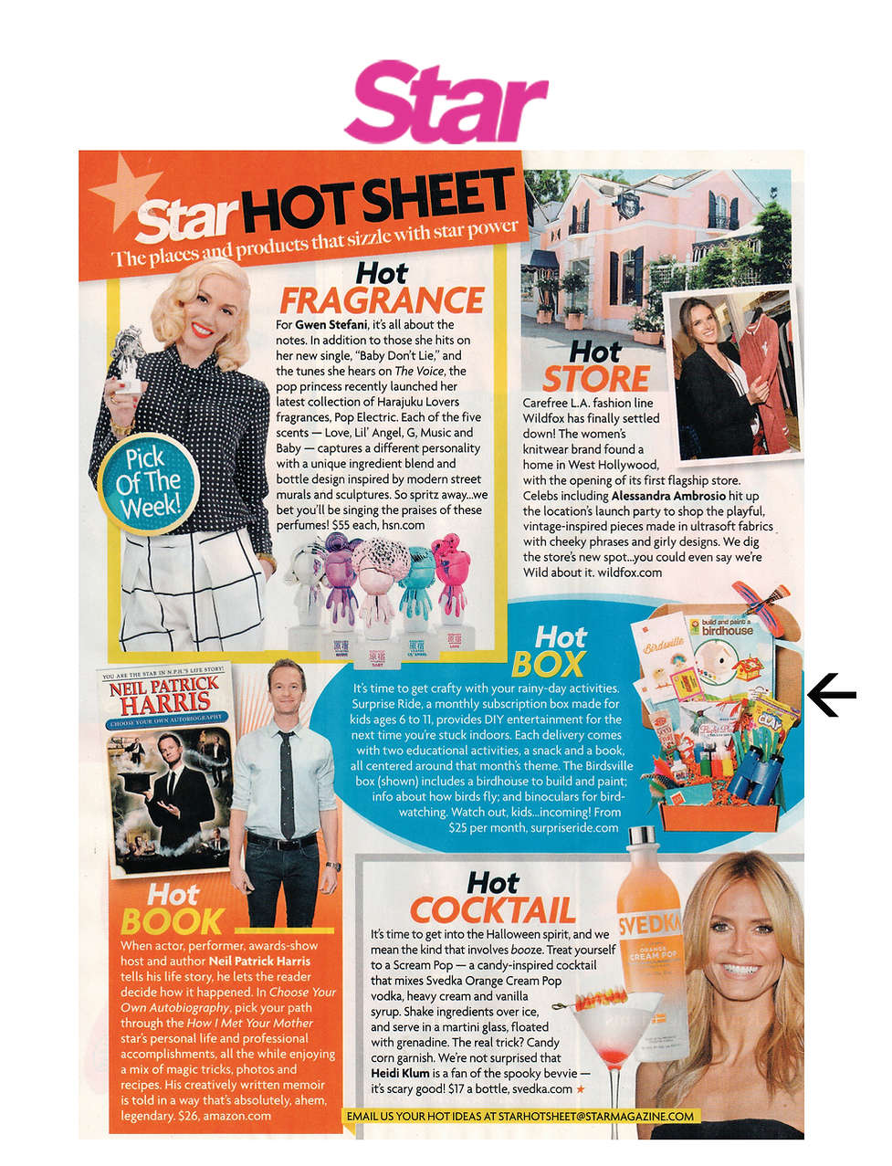 Star Magazine Hot Sheet
