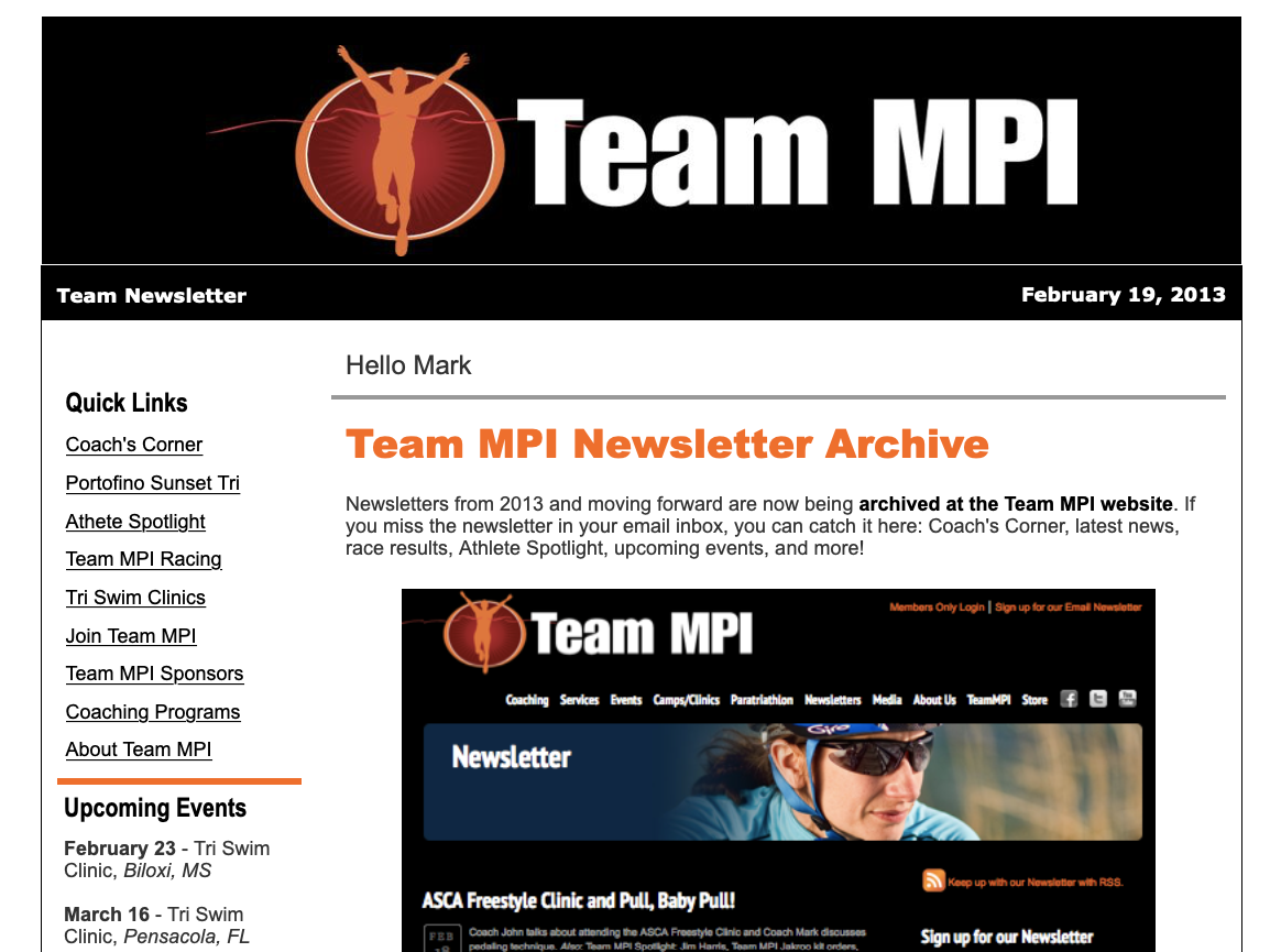 Team Mpi History February 2017