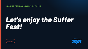 Let's enjoy the Suffer Fest!