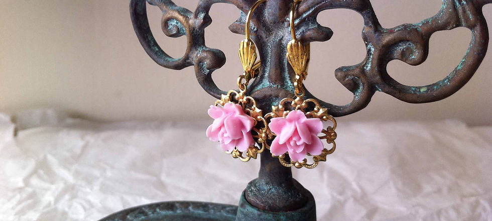 Rose Shaped Earrings