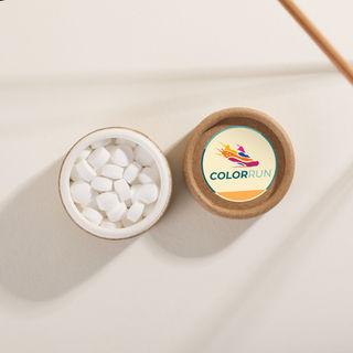 Mints in Branded Recycled Container