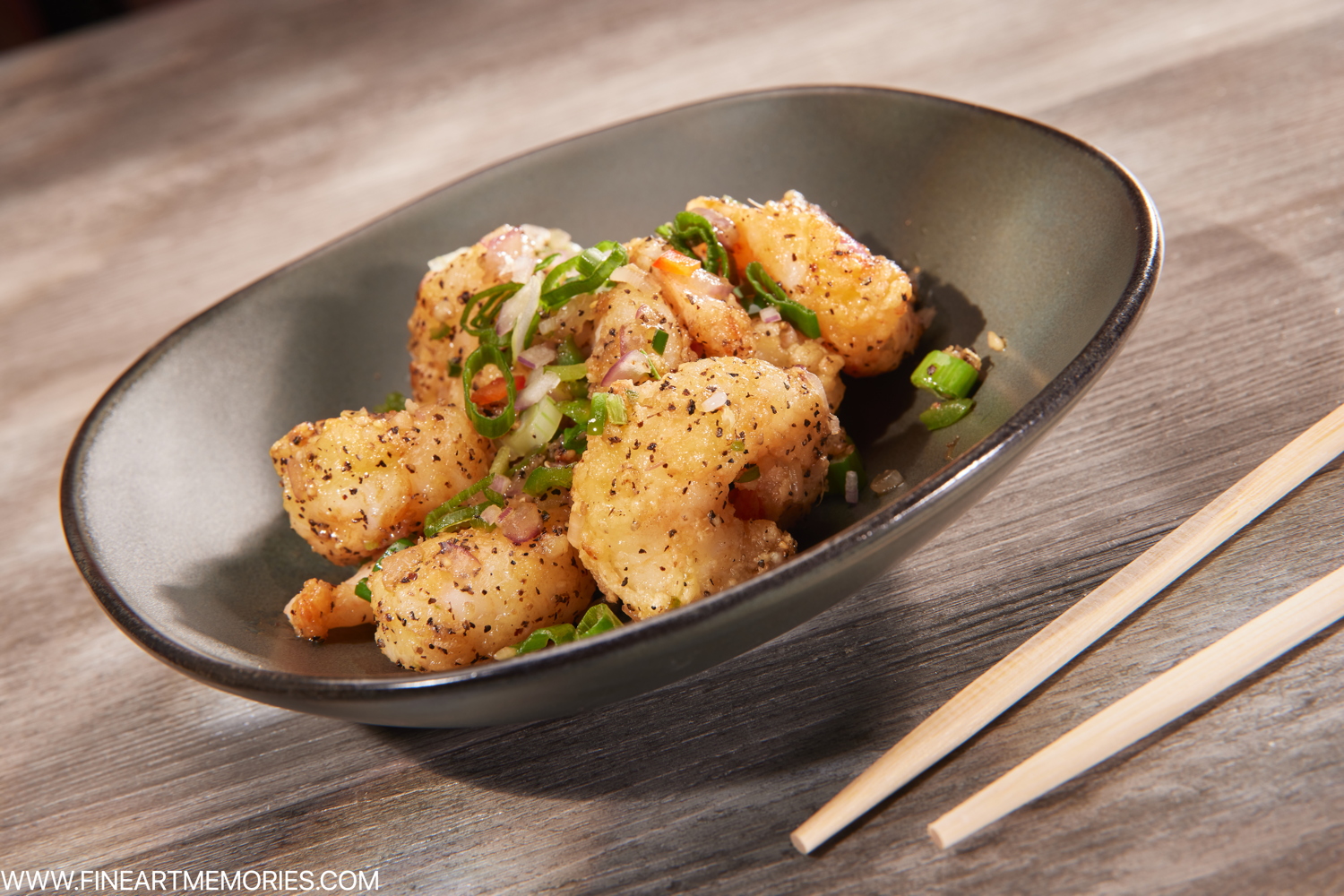 Exotic crunchy shrimp (8 pcs)